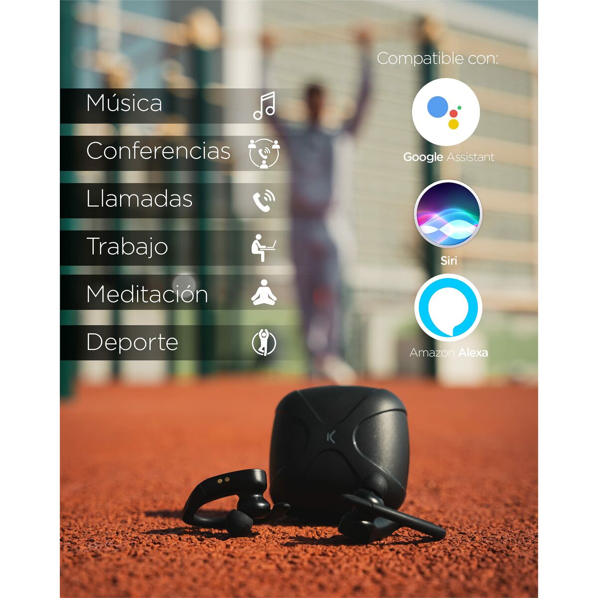 Casque de sport KSIX Sport Buds 2 700 mAh