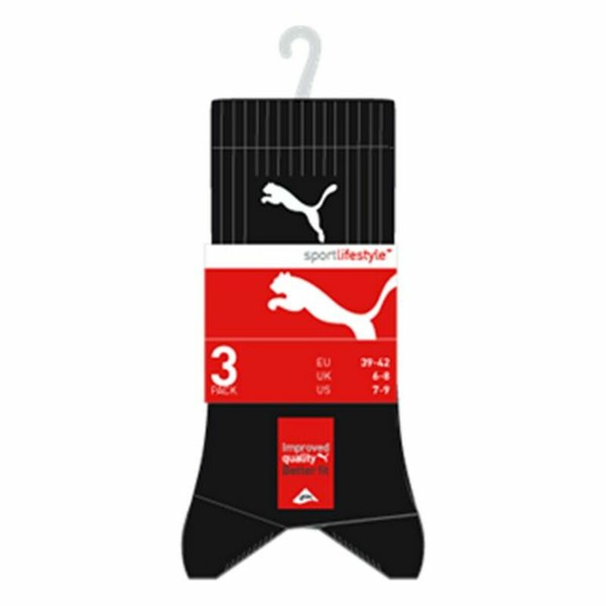Chaussettes de sport Puma SPORT Noir